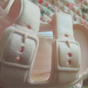 Baby Sandals for girls Wonder Nation Baby Girls 2-Buckle Sandals, Sizes 2 pink
